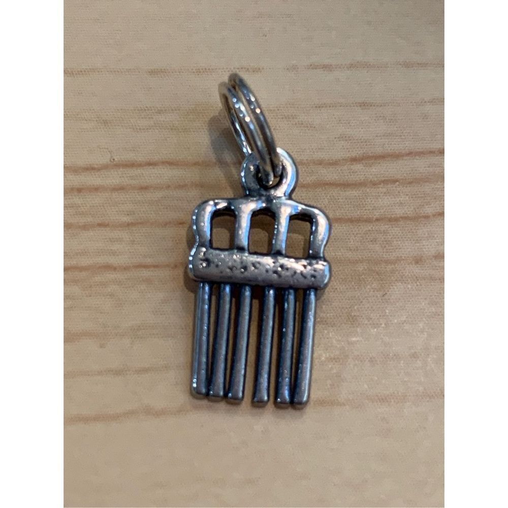 Hair Comb Sterling Silver Jewelry Charm #beauty products #comb